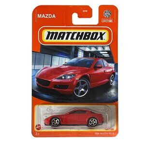 2004 Mazda RX-8 Matchbox Red Diecast Metal 49/100 2023 Sealed Car